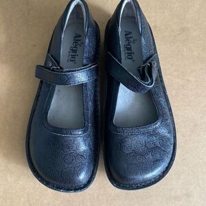 Alegria Belle Class Act Mary Jane Black Size 40
